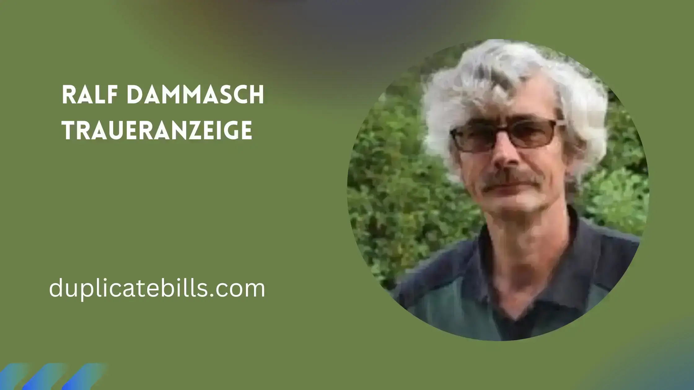 Ralf Dammasch Traueranzeige