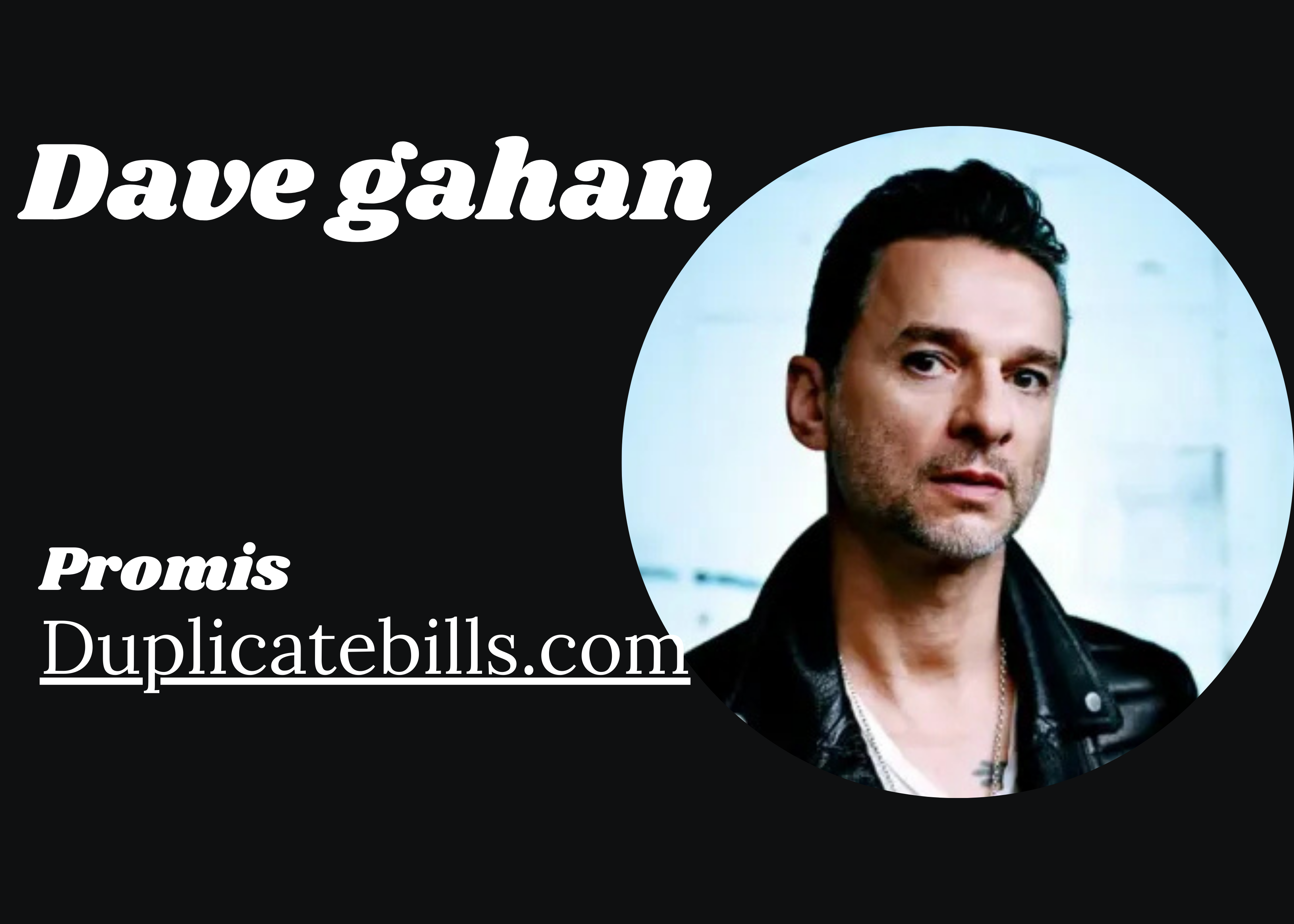 Dave Gahan: Umfassende Biografie Nationalität, Vermögen,