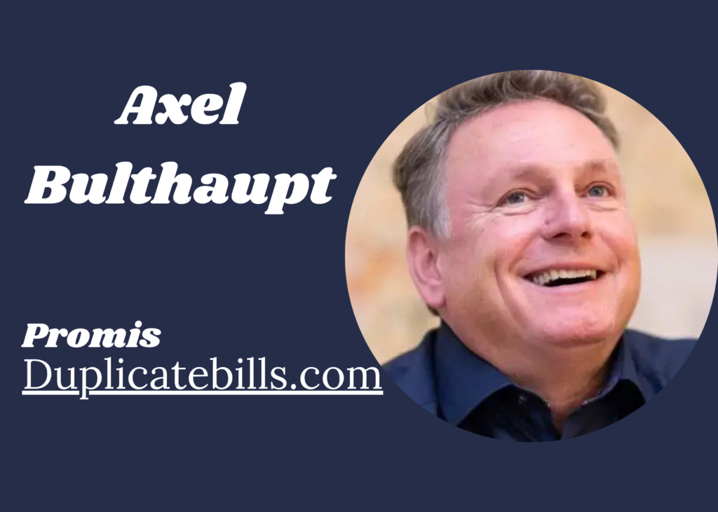 Axel Bulthaupt: Biografie, Vermögen & Gesundheitsstatus