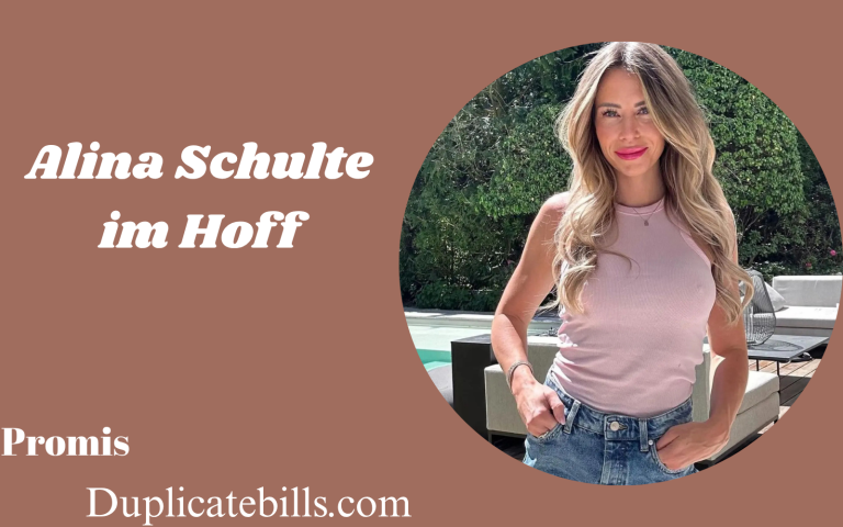 Alina Schulte im Hoff: Biografie, Vermögen, Karriere & Leben