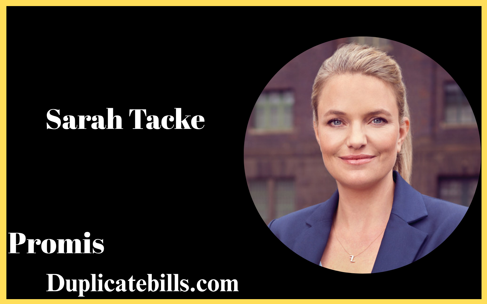 Sarah Tacke: Biografie, Karriere, und Vermögen